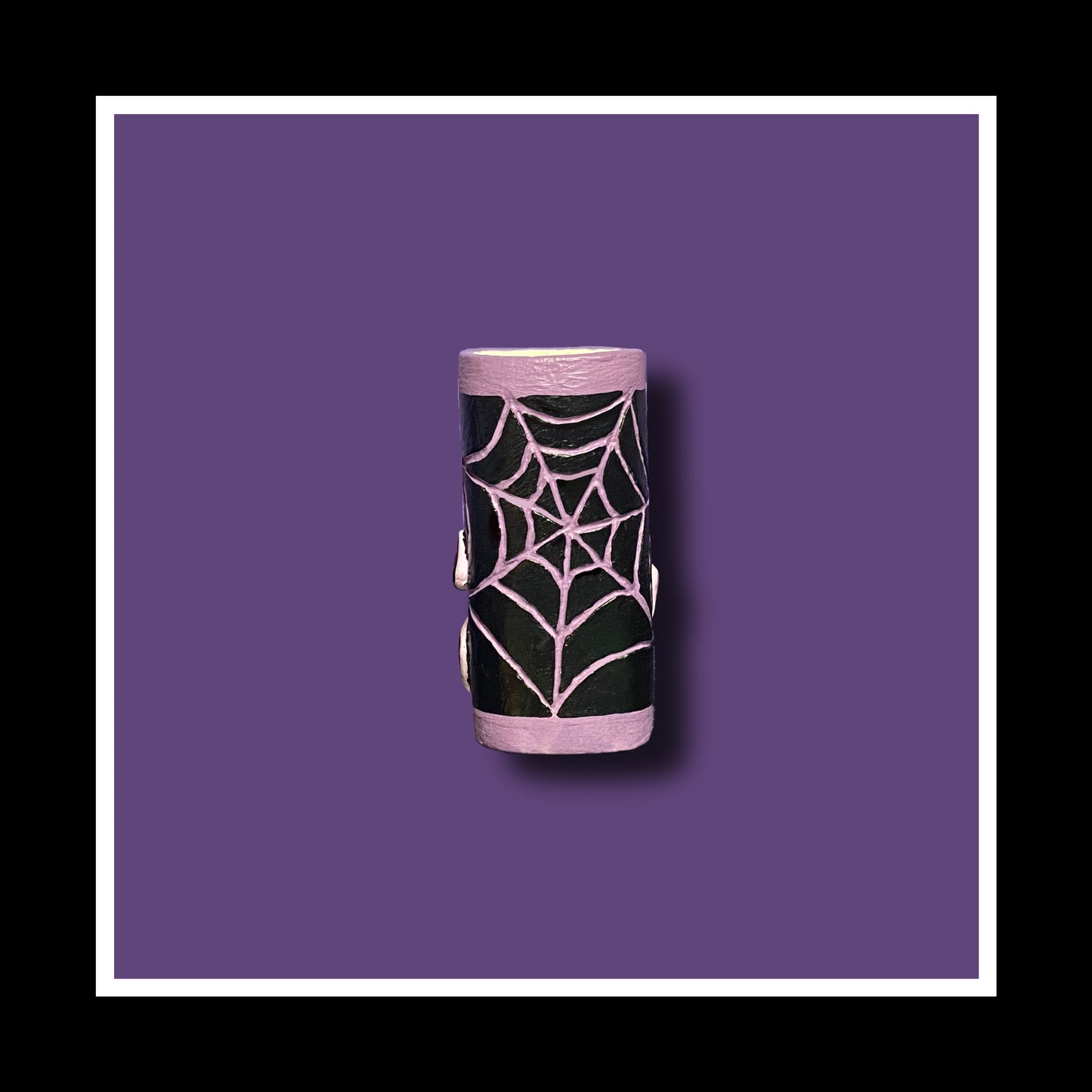 Purple and Black Spiderweb Lighter Sleeves