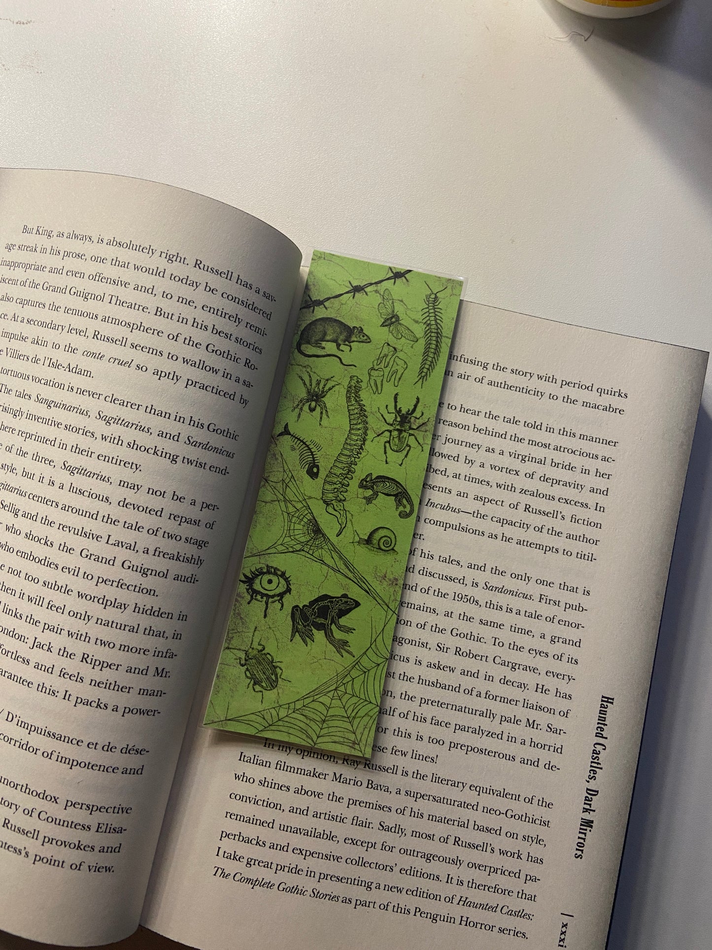 Creepy Crawly Bookmark